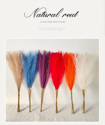 Artificial Pampas Grass, Fake Flower, Simulation Fur Plant, Home Wedding Party Decoration
