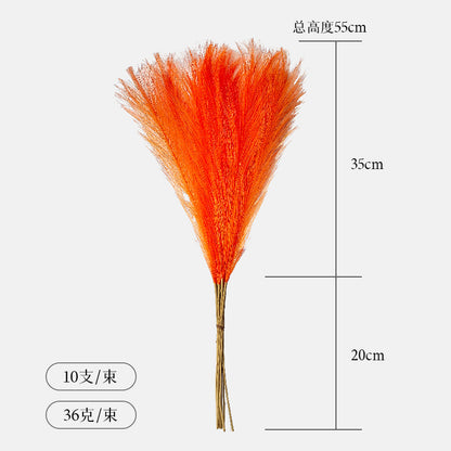 Artificial Pampas Grass, Fake Flower, Simulation Fur Plant, Home Wedding Party Decoration