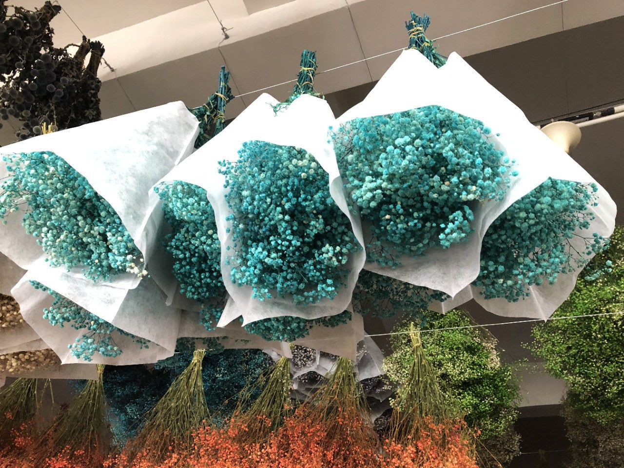 High Quality Eternal Babysbreath Flower Bouquet Dried Flower Home Wedding Decoration Real Flower Gypsophila