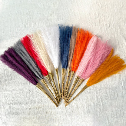 Artificial Pampas Grass, Fake Flower, Simulation Fur Plant, Home Wedding Party Decoration
