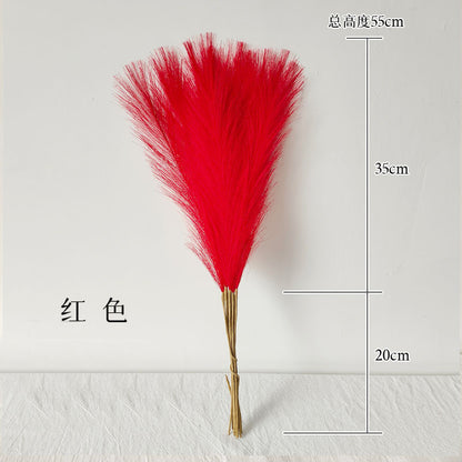 Artificial Pampas Grass, Fake Flower, Simulation Fur Plant, Home Wedding Party Decoration