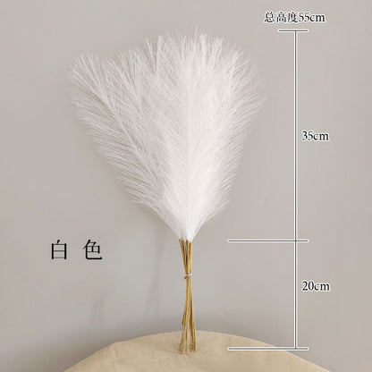 Artificial Pampas Grass, Fake Flower, Simulation Fur Plant, Home Wedding Party Decoration
